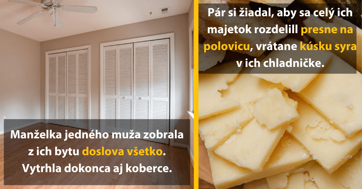 10 rozvodových právnikov zdieľa najbizarnejšie príbehy, ktoré sa im stali počas ich kariéry