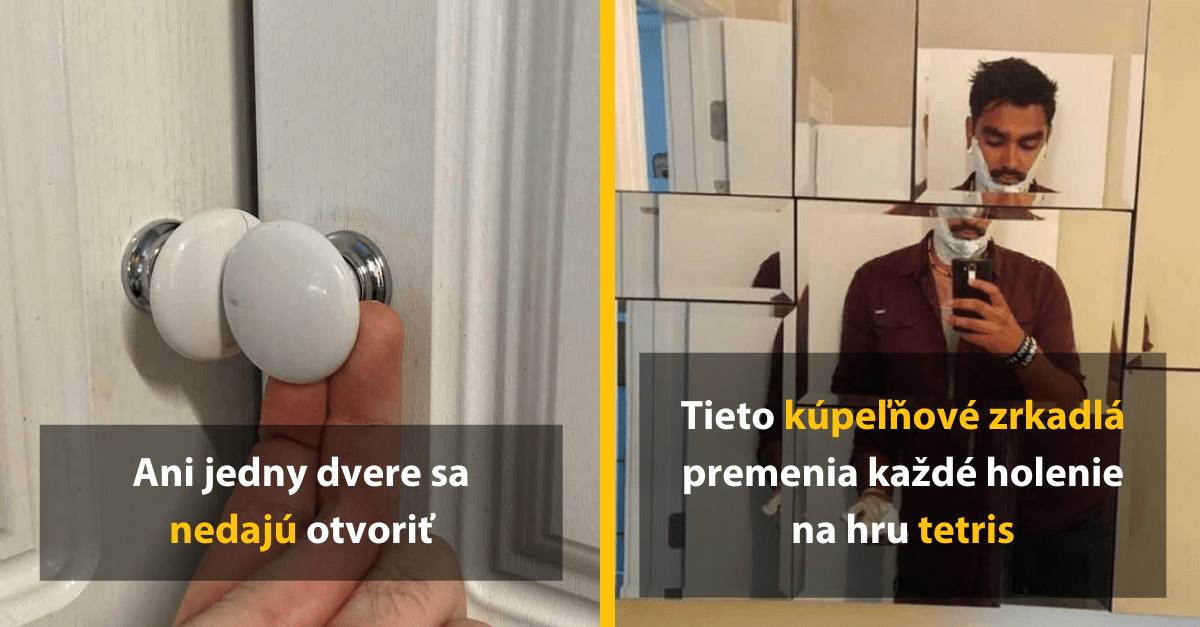 15 dizajnov, kedy mali autori asi problém so zrakom