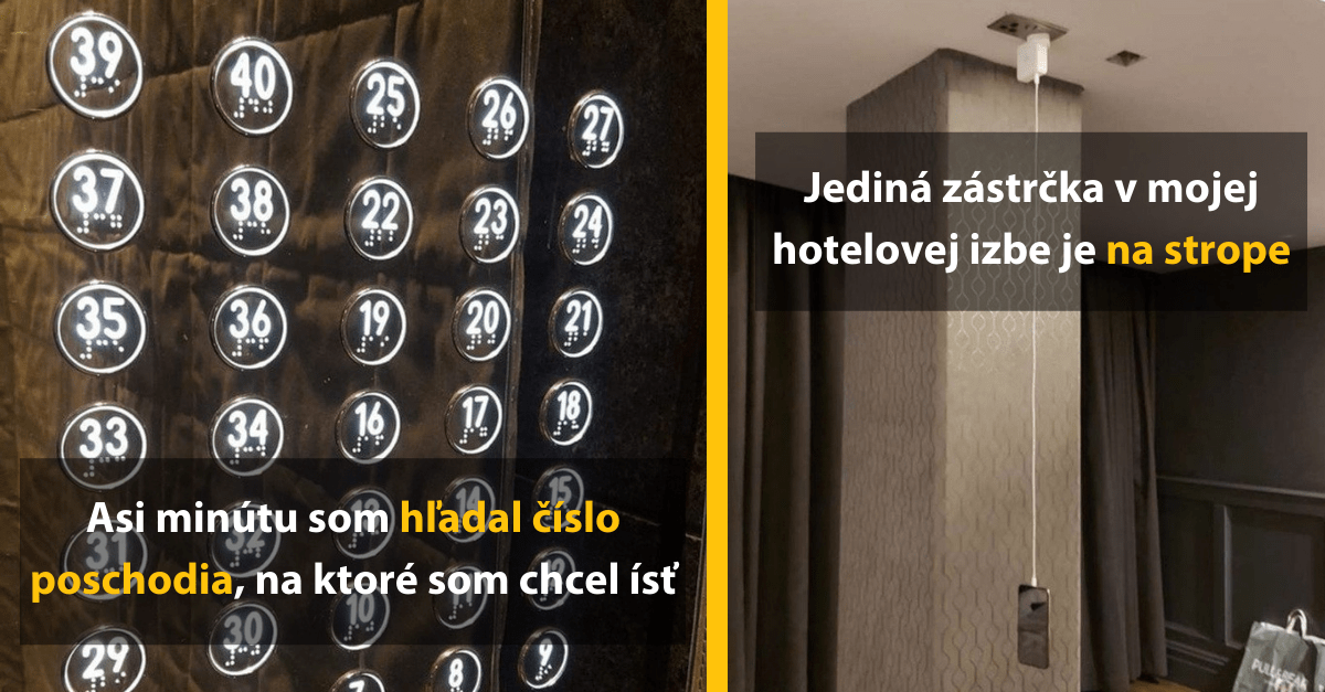 17 komických dizajnov, ktoré sú viac na škodu ako k úžitku