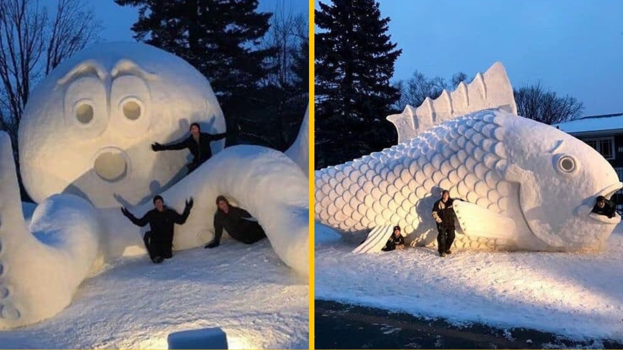 27 netradičných sôch z celého sveta vyrobených z ľadu a zo snehu