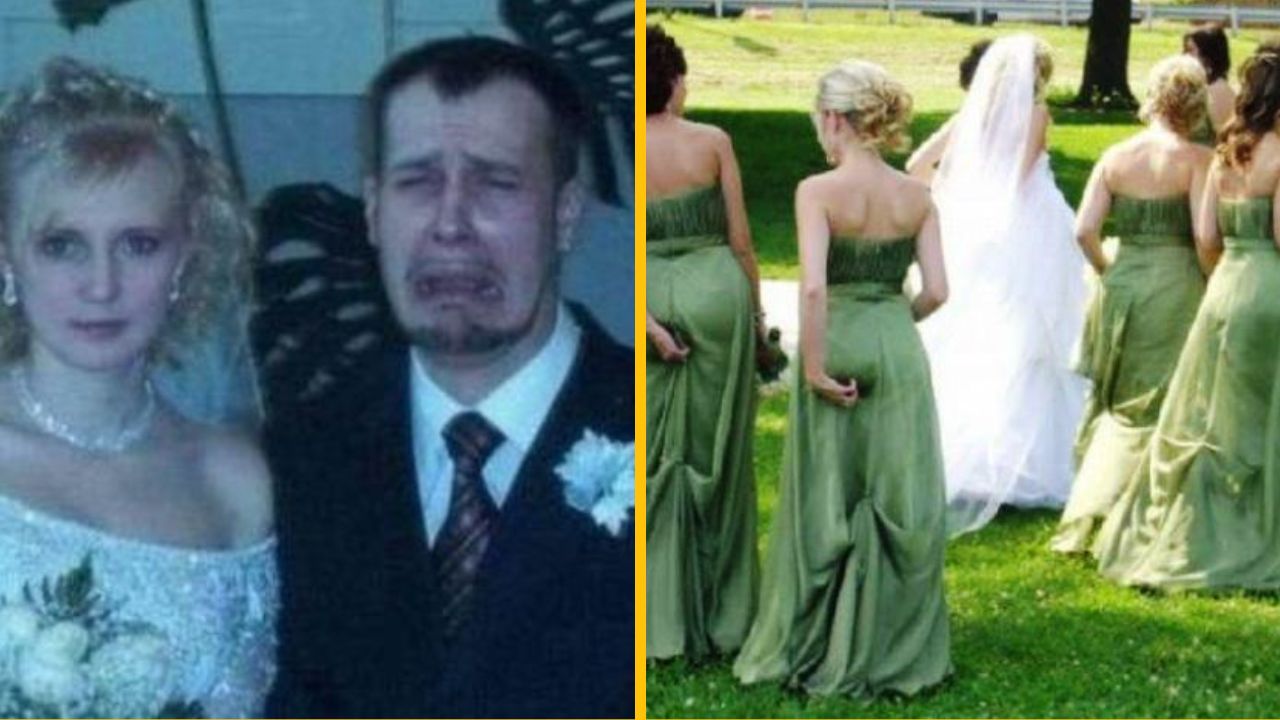 11 najvtipnejších svadobných fotiek, ktoré vás zaručene pobavia