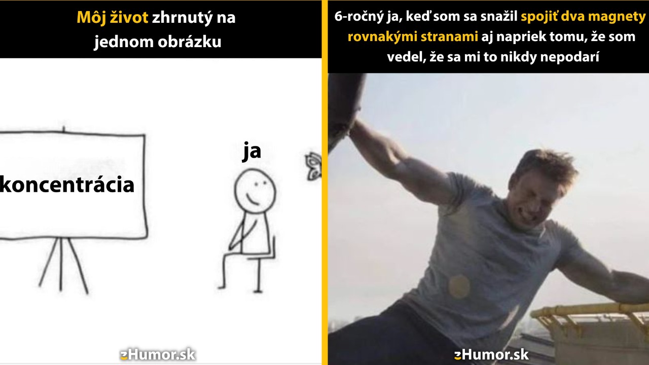 Zopár memečiek, ktoré vznikli, aby ti spríjemnili deň #1520: Koncentrácia nikdy nebola mojou silnou stránkou.