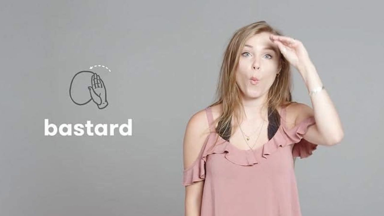 10 záberov, ktoré ukazujú, ako sa povedia neslušné slová v posunkovej reči