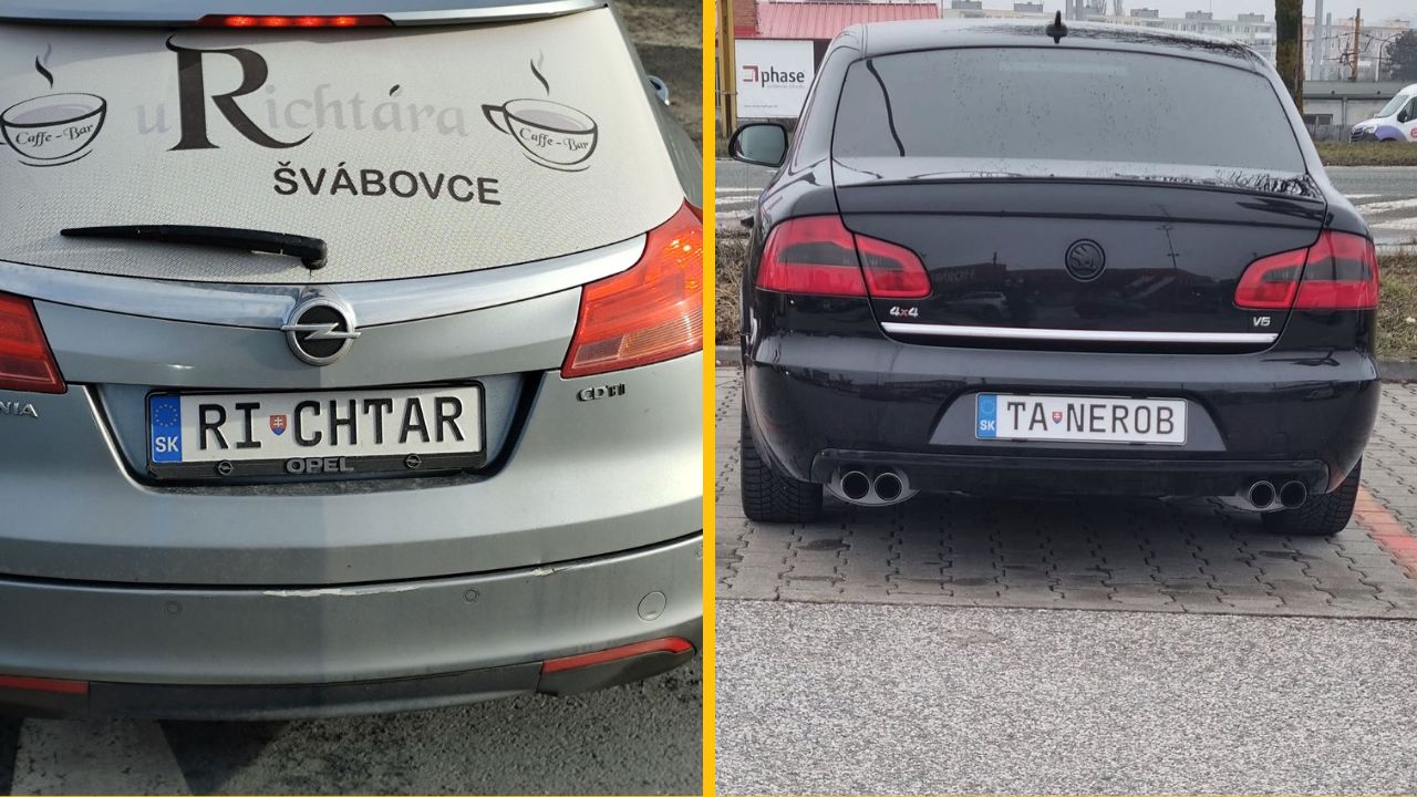 10 ďalších vtipných ŠPZ, ktoré ľudia odfotili na slovenských cestách #4