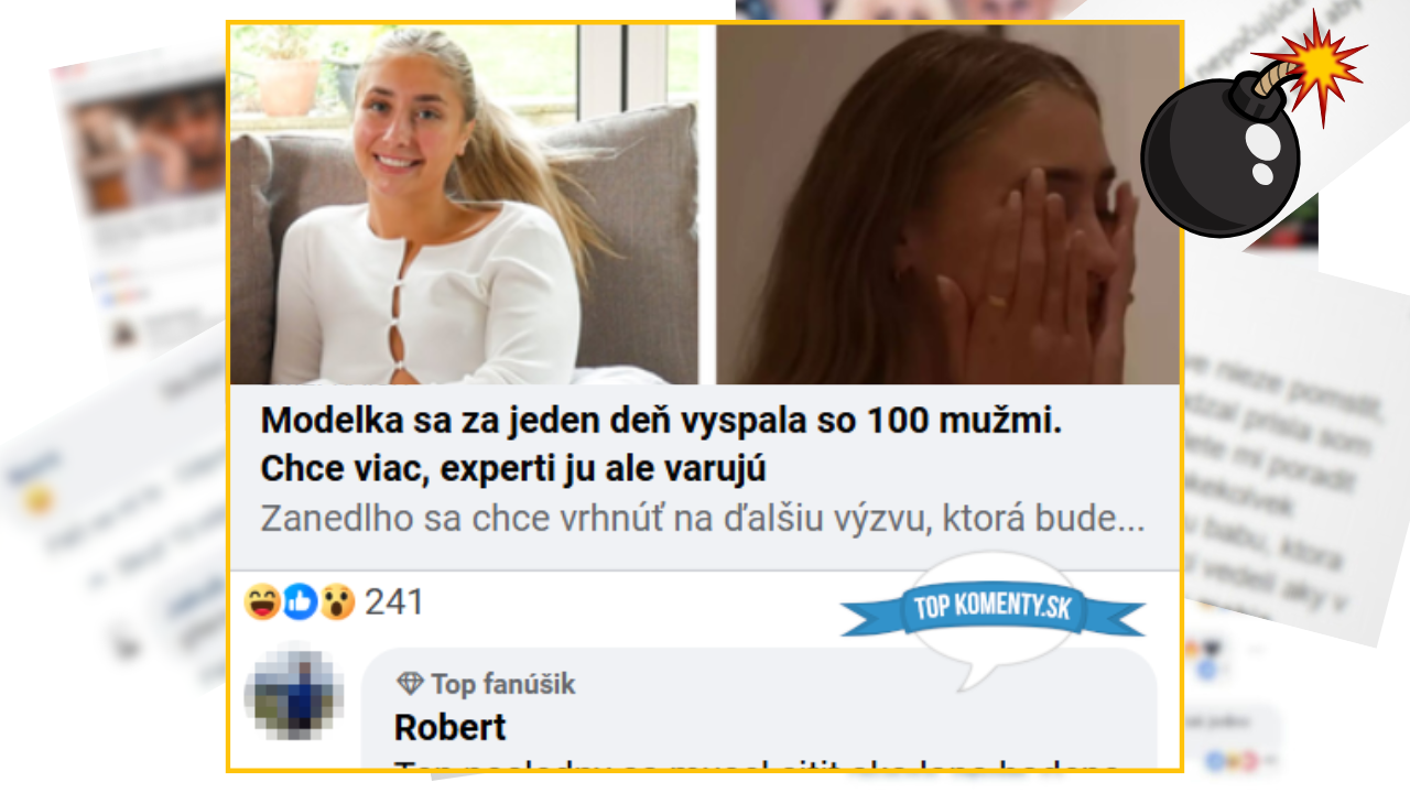 Bomby zo sociálnych sietí #1115 – za jeden deň sa vyspala s viac ako 100 mužmi, vtipný komentár ťa rozseká