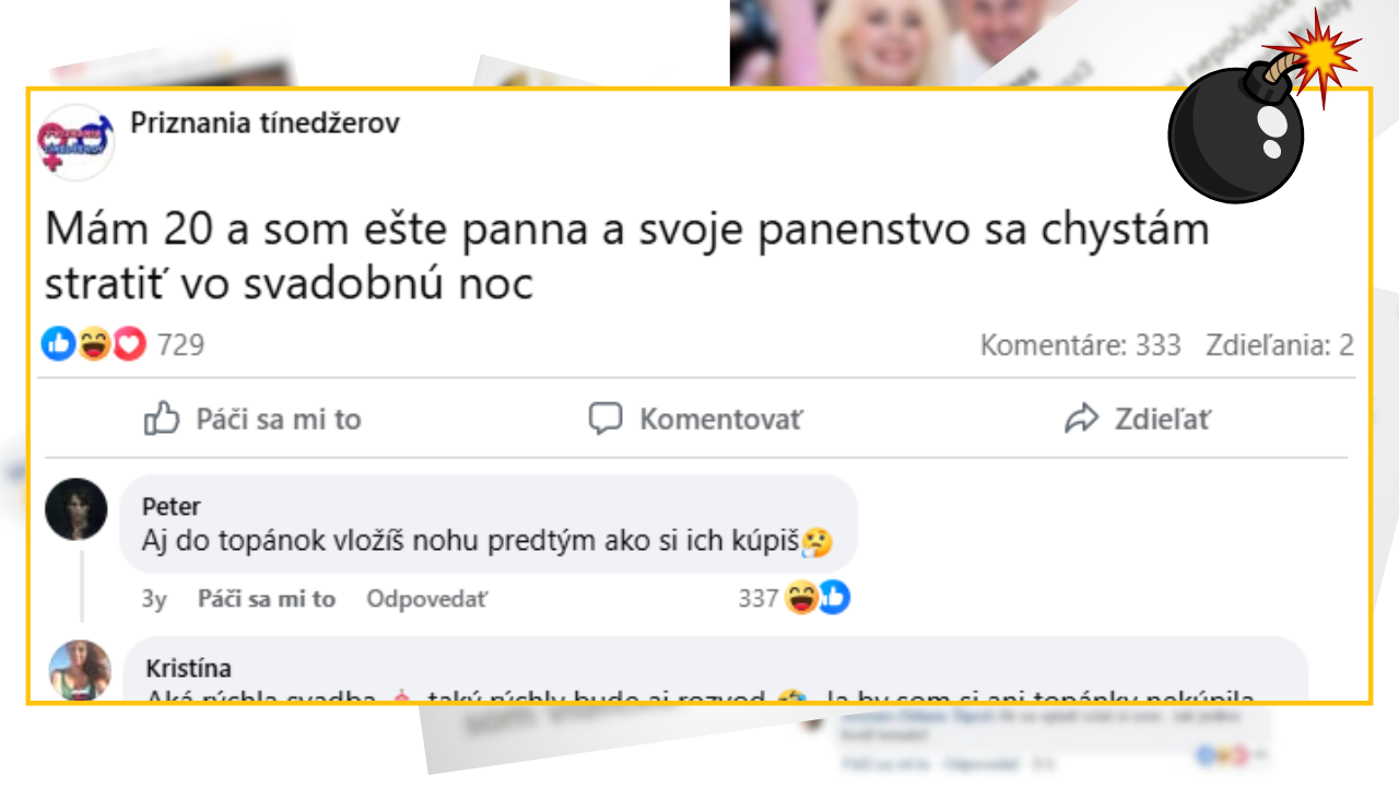 Bomby zo sociálnych sietí #1127 – má 20 rokov a je stále poctivá, chce o TO prísť až po svadbe
