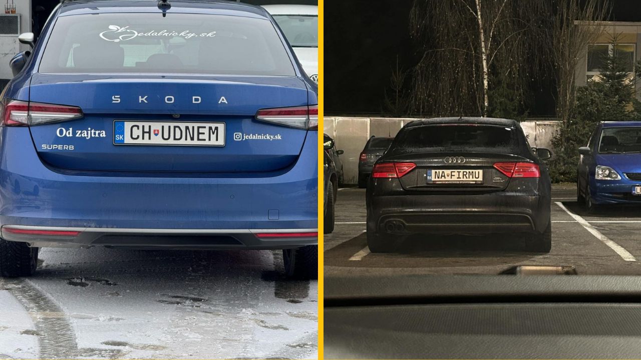 10 ďalších vtipných ŠPZ, ktoré ľudia odfotili na slovenských cestách #2