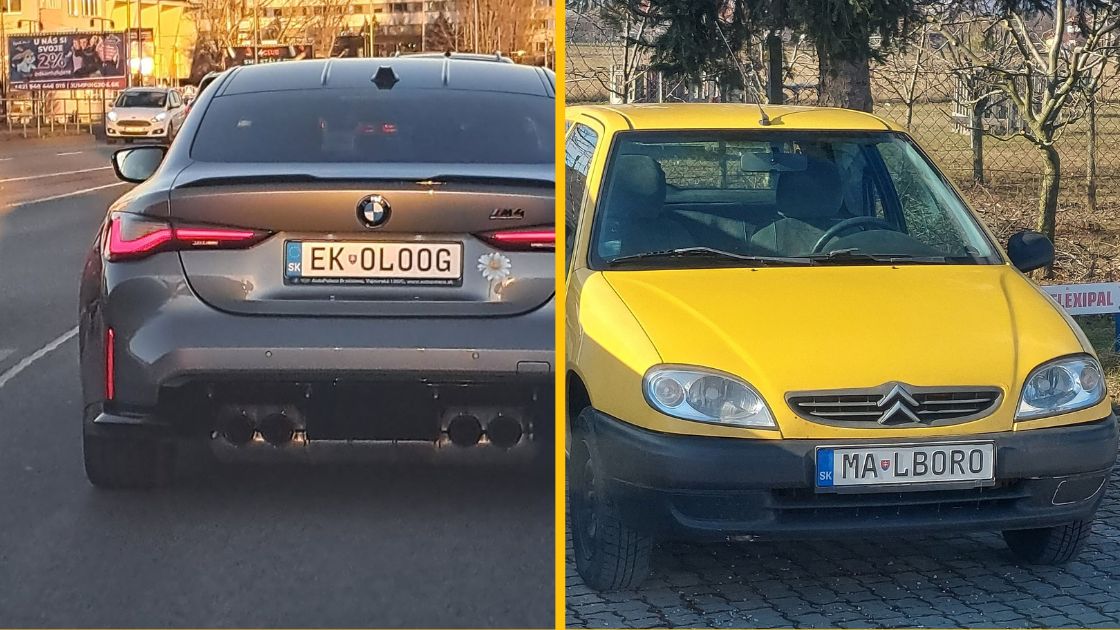 10 ďalších vtipných ŠPZ, ktoré ľudia odfotili na slovenských cestách #5