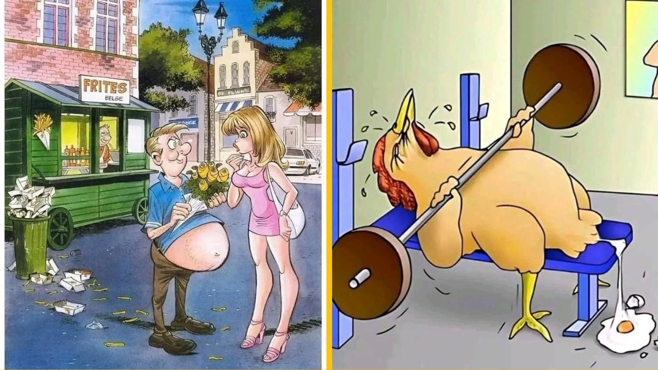 10 žartovných kresieb, ktoré vás zrejme dobre pobavia