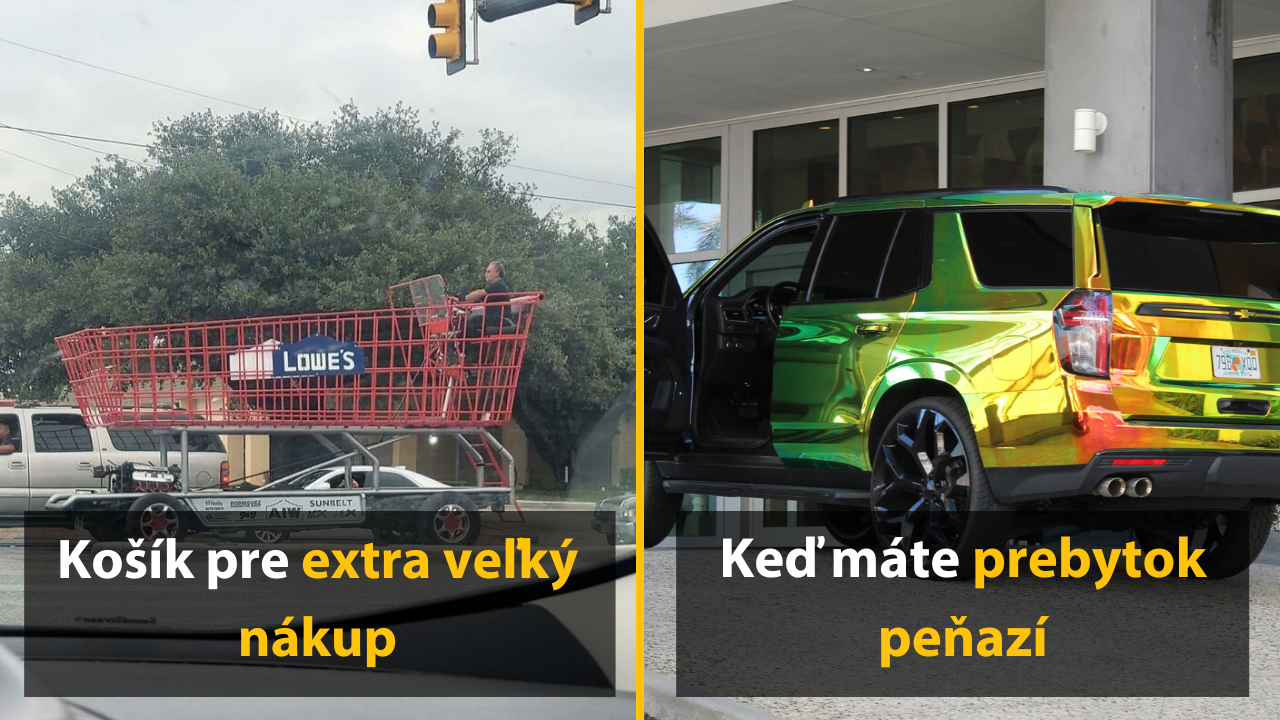 22 najbizarnejších vozidiel, ktoré ľudia stretli na cestách