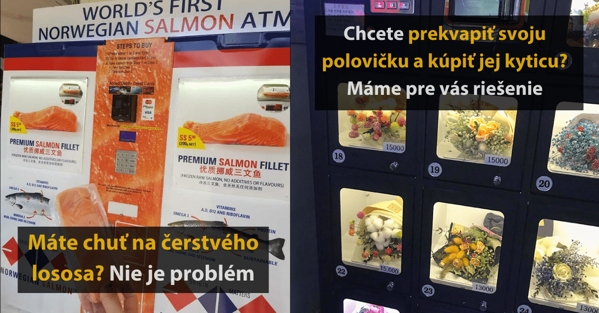 25 zaujímavých automatov, ktoré človek nestretne každý deň