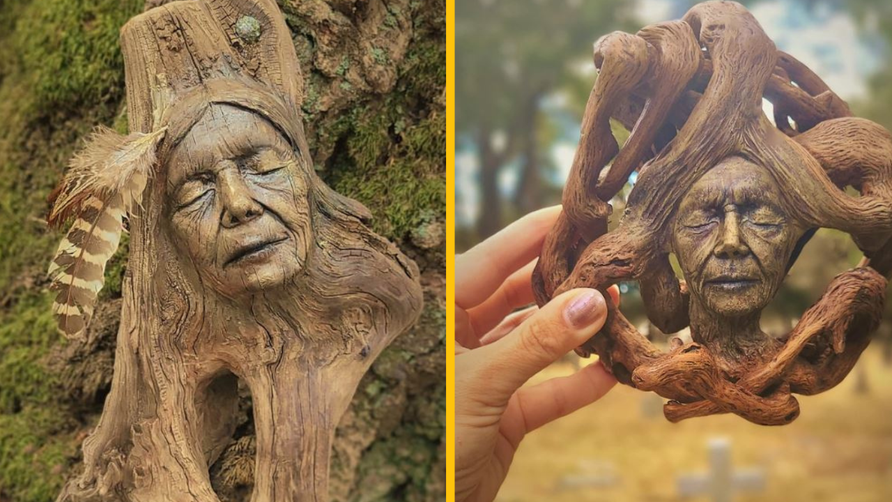 Umelkyňa vytvára z dreva sochy, ktoré vám vyrazia dych