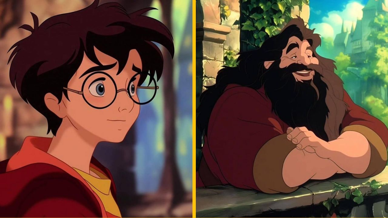 9 obrázkov, ktoré ukazujú ako by vyzerali hrdinovia z Harrryho Pottera v štýle Disney postavičiek