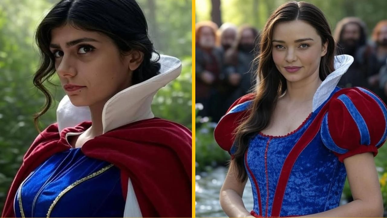 13 alternatívnych fotografií, ako by vyzerala Snehulienka, keby ju hrala iná slávna herečka