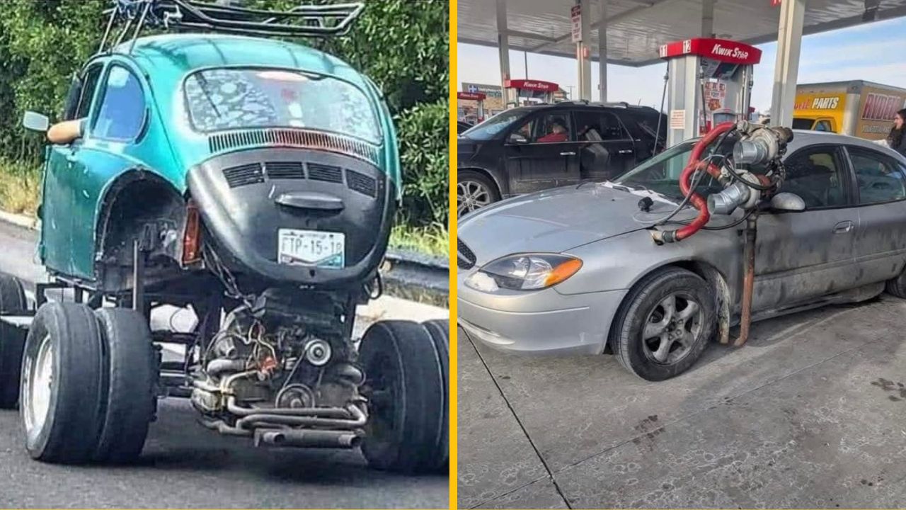 10 najkreatívnejších majiteľov áut na svete, ktorých výtvory vás pobavia #3