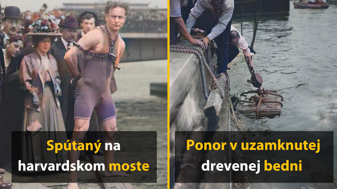 10 nebezpečných situácií, ktoré mohli zabiť Harryho Houdiniho