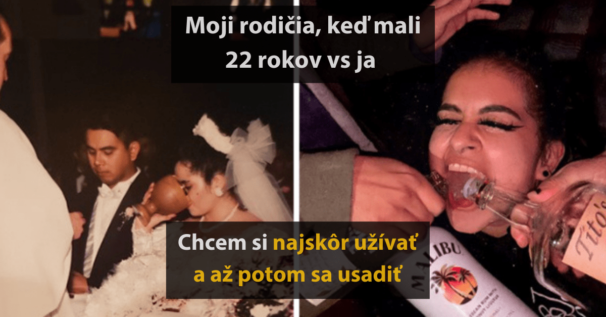 15 vtipných potrovnaní na tému „Ja vs. moji rodičia v mojom veku“
