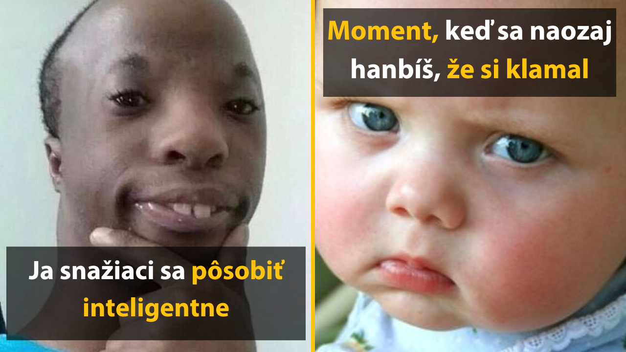 10 vtipných výrazov ľudí zachytených v tom správnom momente