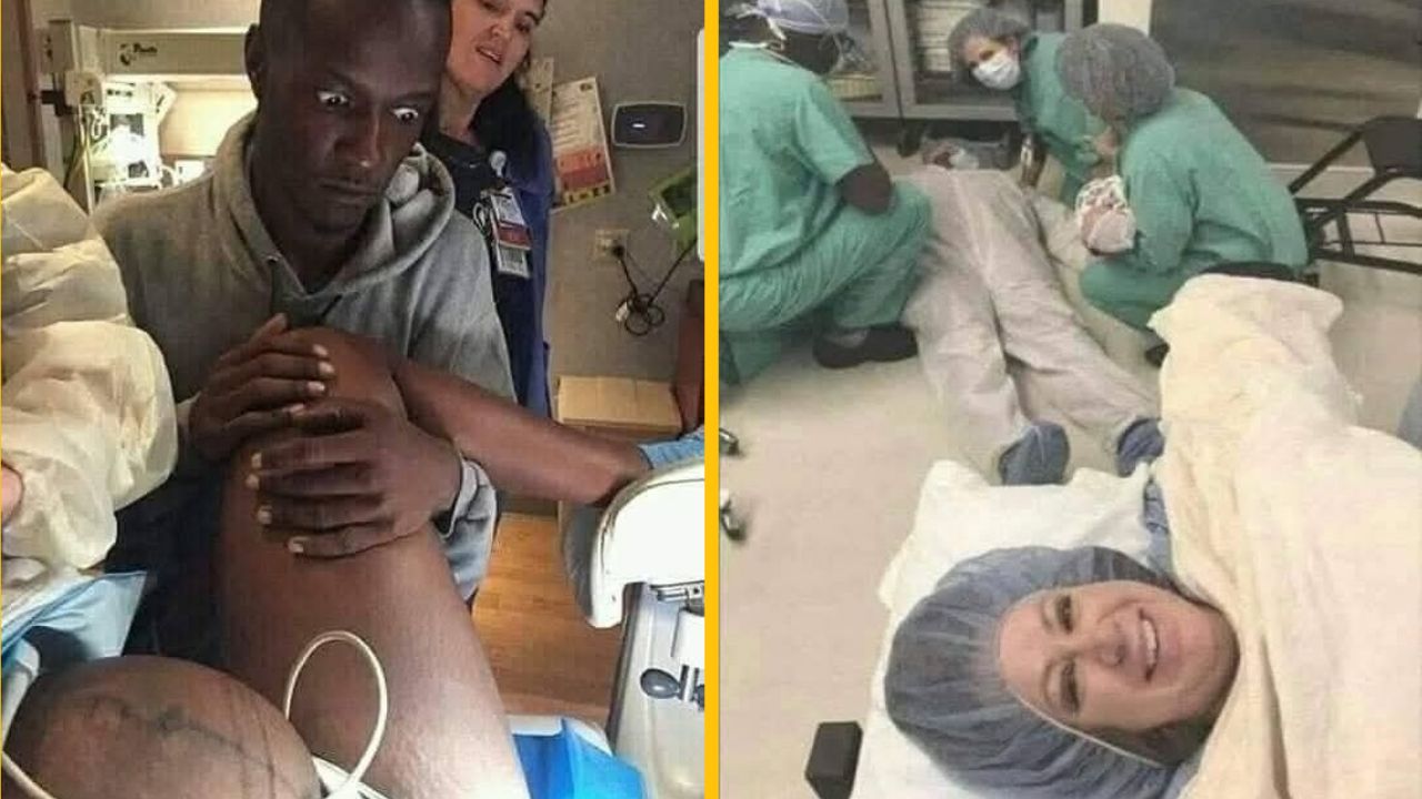 10 naozaj zábavných fotiek, ktoré zachytili vtipné reakcie otcov v pôrodnici