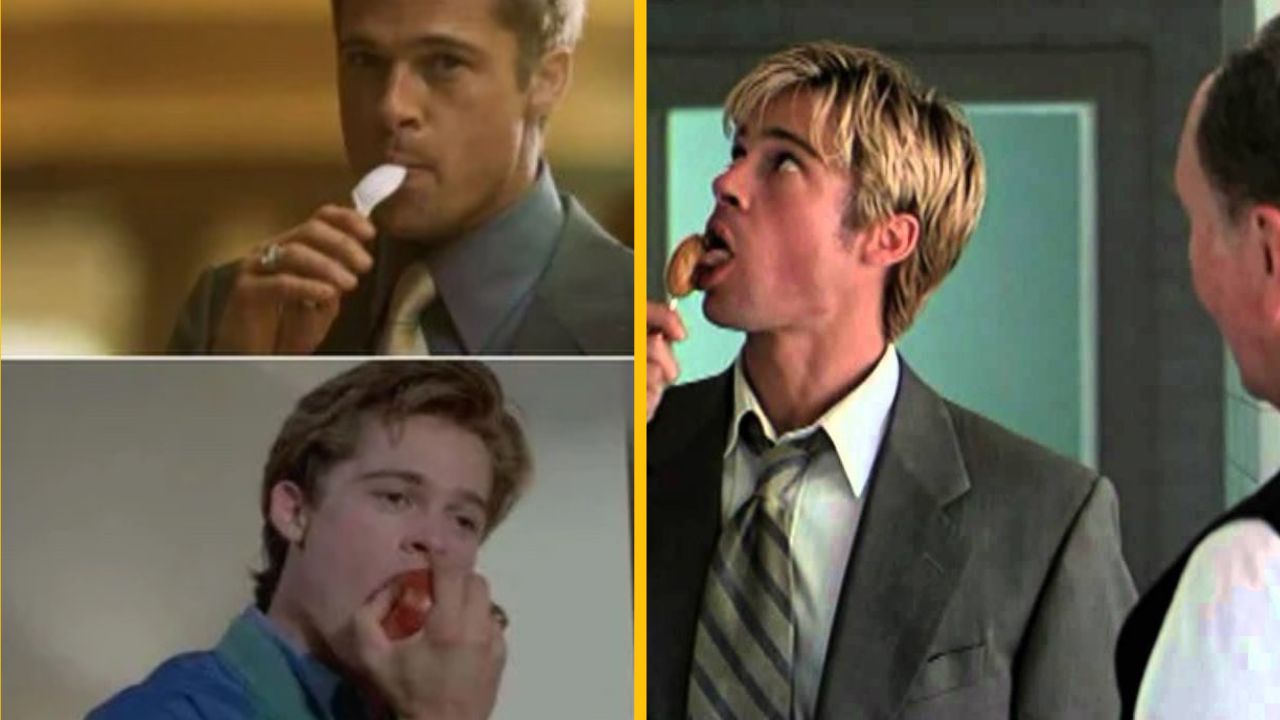 Viete, prečo Brad Pitt v takmer každom zo svojich filmov konzumuje nejaké jedlo?