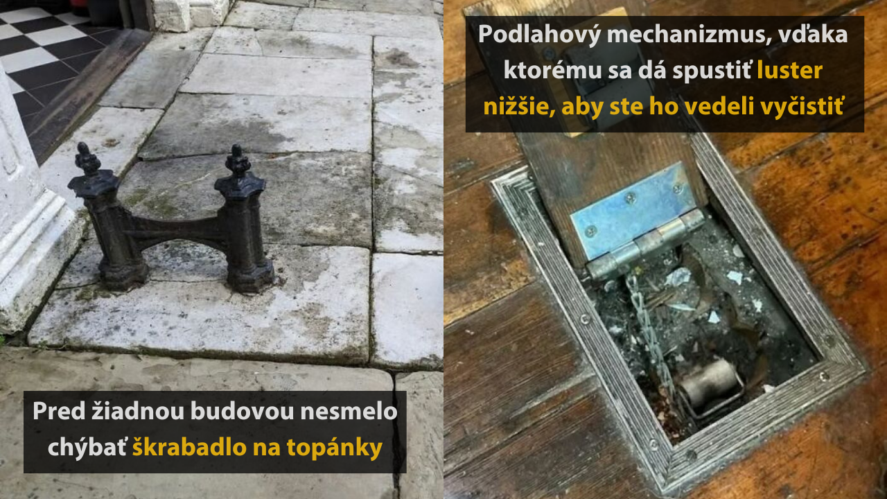 Zaujímavé veci, ktoré boli kedysi v každej budove, no dnes ich už nenájdete #1