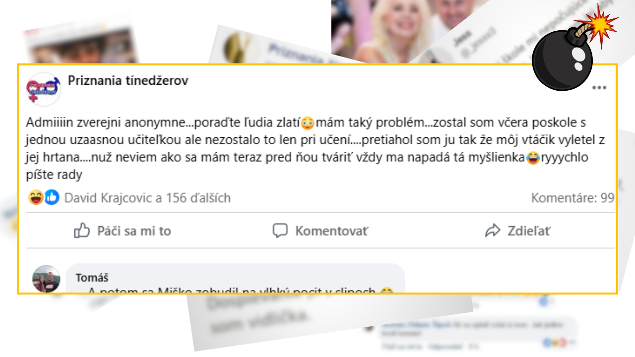 Bomby zo sociálnych sietí #1187 – priznal sa, že si to po škole rozdal s učiteľkou priamo v škole