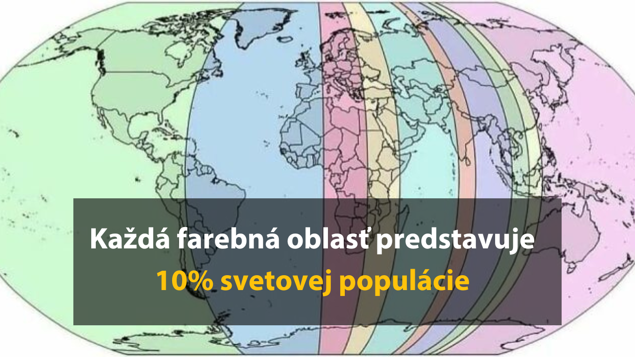 13 zaujímavých máp, ktoré vám ukážu svet z iného pohľadu (1. časť)