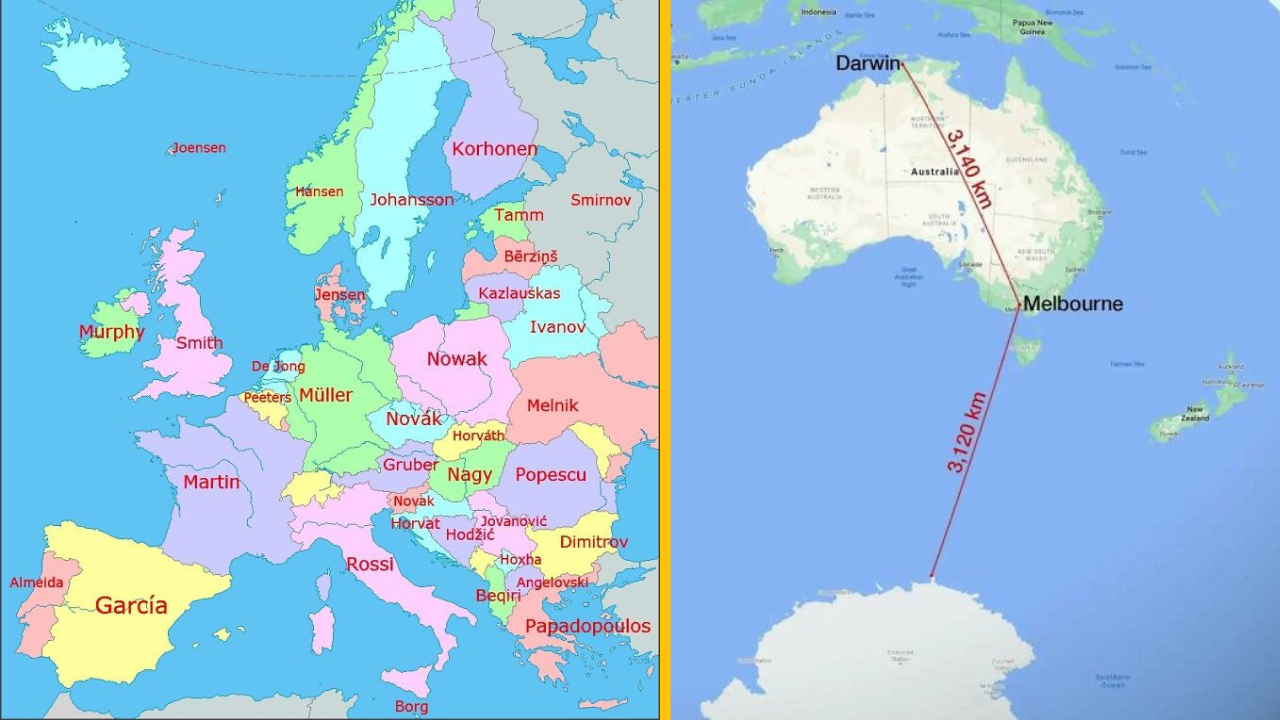 13 zaujímavých máp, ktoré vám ukážu svet z iného pohľadu (2. časť)