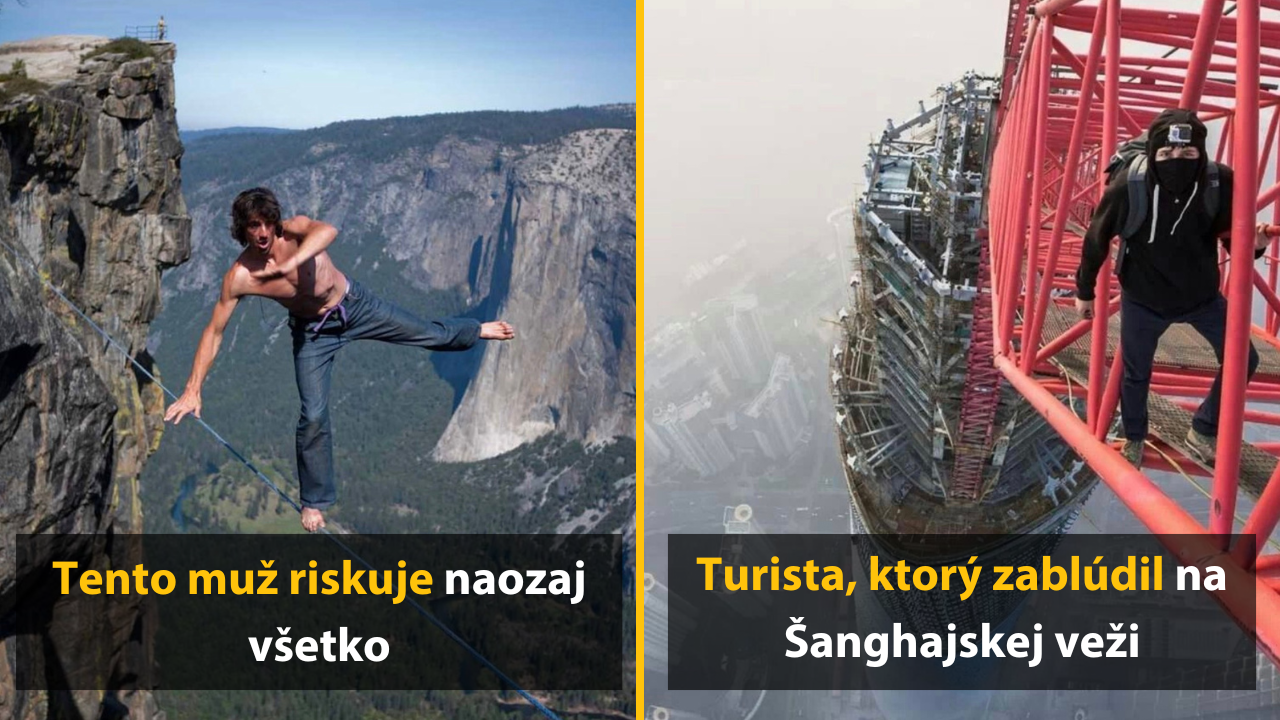 10 šialených úletov ľudí, ktorí nemajú ani najmenší pud sebazáchovy