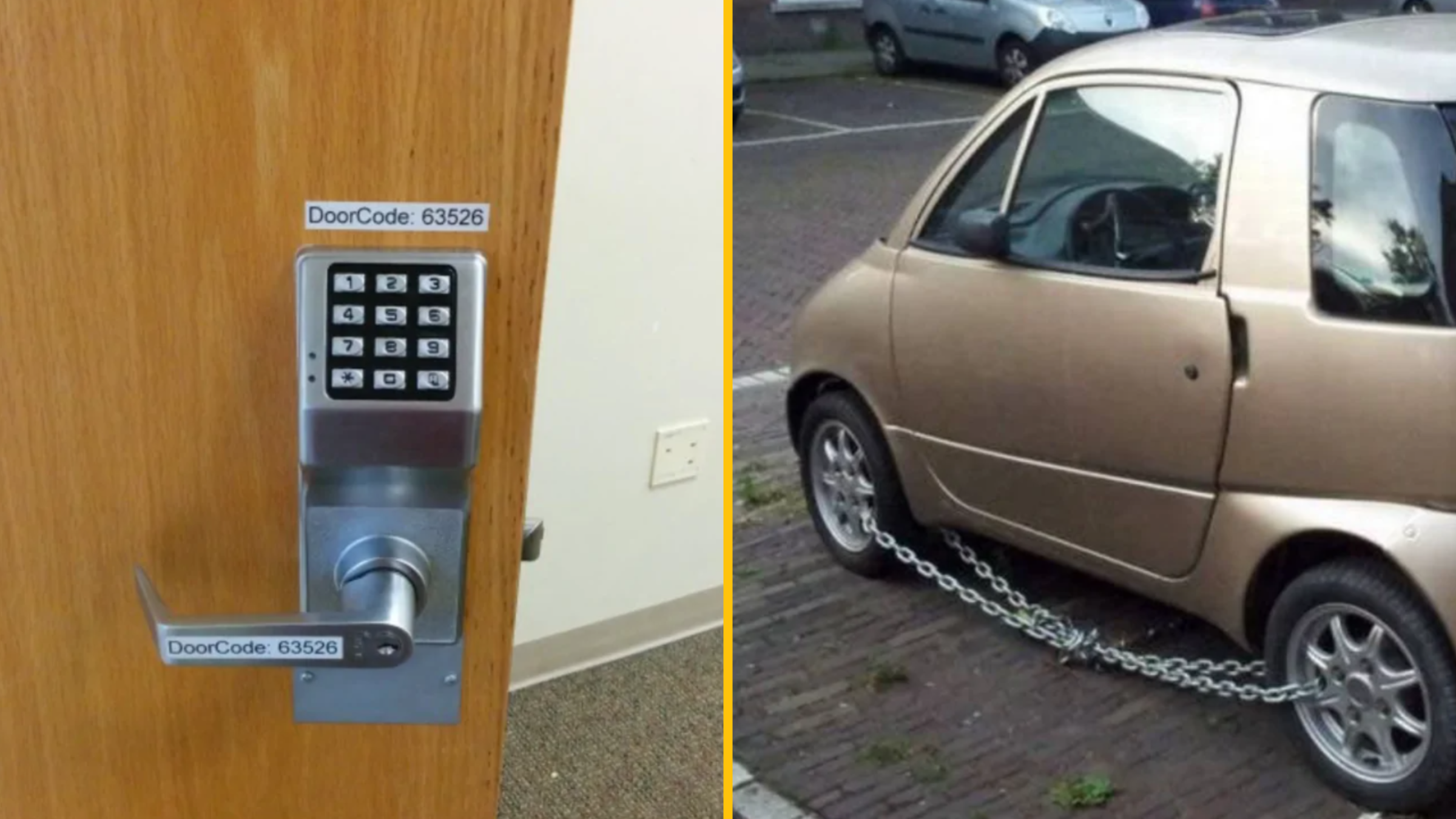 12 obrázkov „bezpečnostných“ riešení