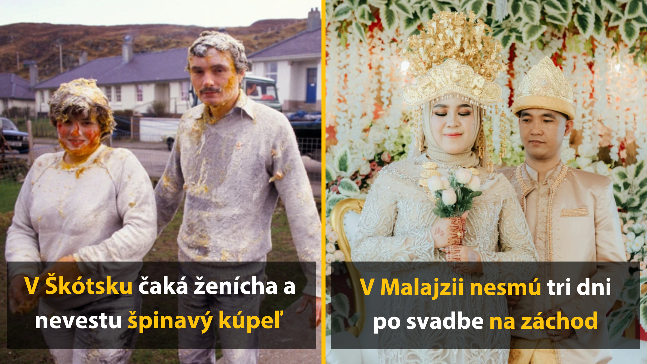 10 zvláštnych svadobných zvykov z celého sveta