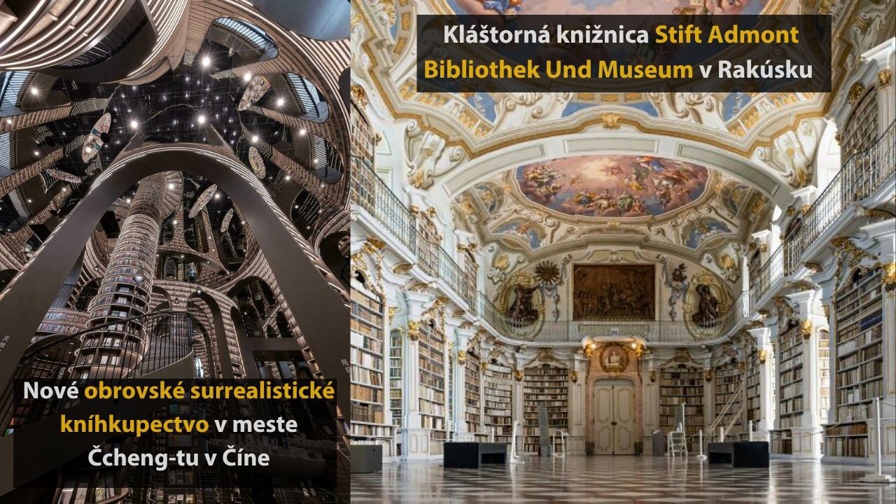 10 grandióznych knižníc a kníhkupectiev z celého sveta #1