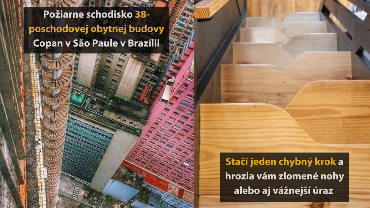 10 nebezpečných a zle navrhnutých schodísk, z ktorých sa vám zatočí hlava, 2. časť