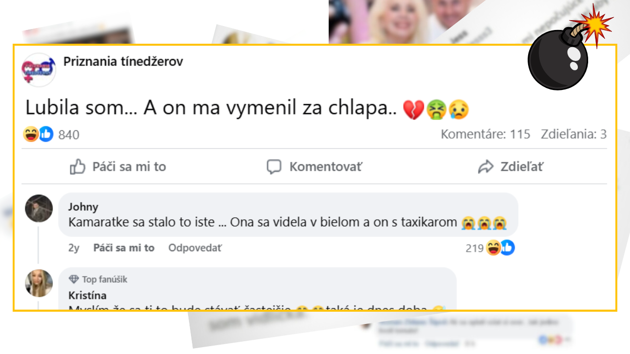 Bomby zo sociálnych sietí #1188 – ľúbila ho, no on ju nechal a vymenil ju za chlapa