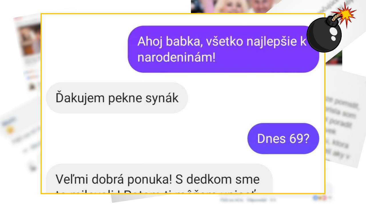 Bomby zo sociálnych sietí #1190 – konverzácia medzi babičkou a vnukom, ktorá sa zvrhla úplne iným smerom