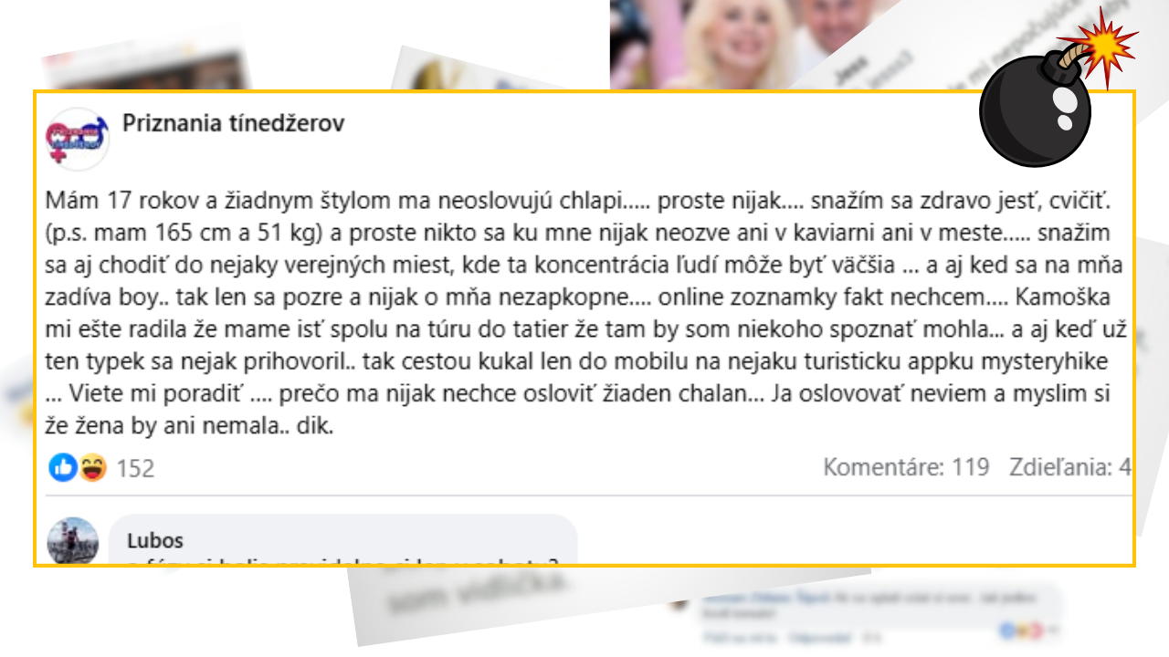 Bomby zo sociálnych sietí #1193 – zúfalka sa priznala, že si nevie nájsť chlapa. V komentároch odhalili príčinu prečo.