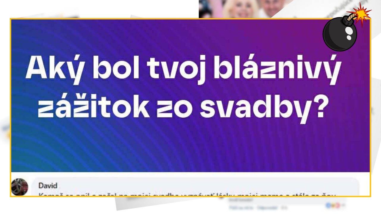 Bomby zo sociálnych sietí #1200 – Slovák David ti prezradí svoj bláznivý zážitok zo svadby
