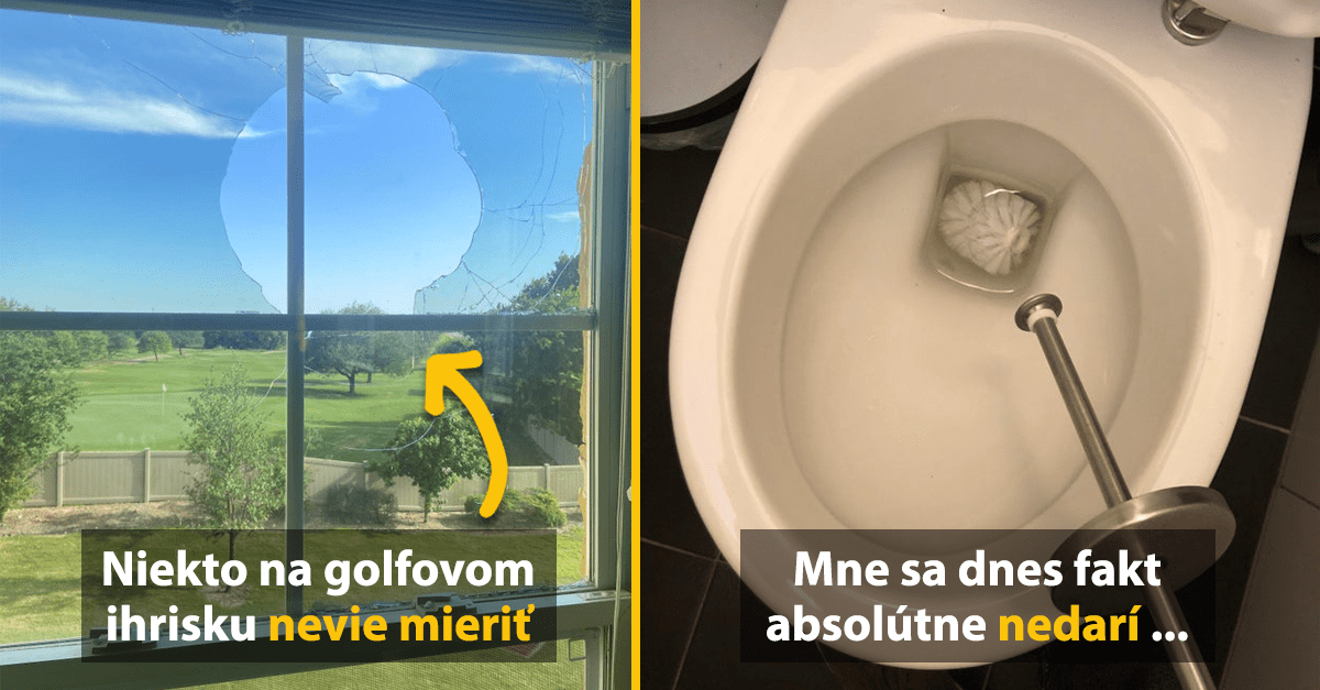 15 zábavných fotiek, o ktoré sa podelili ľudia, ktorí berú nešťastie s humorom