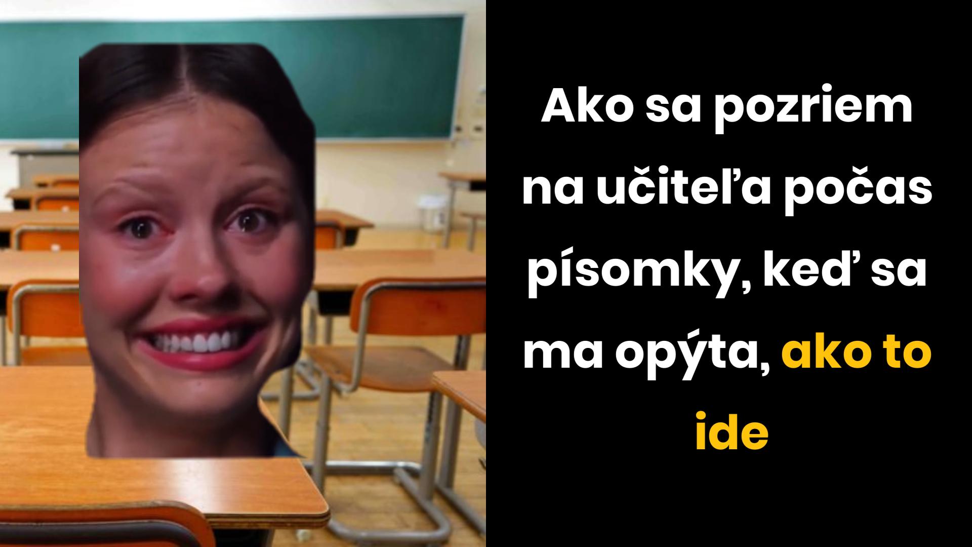 Písanie písomky
