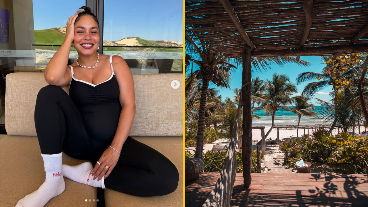 Vanessa Hudgens sa ukázala v bikinách v pokročilom štádiu tehotenstva