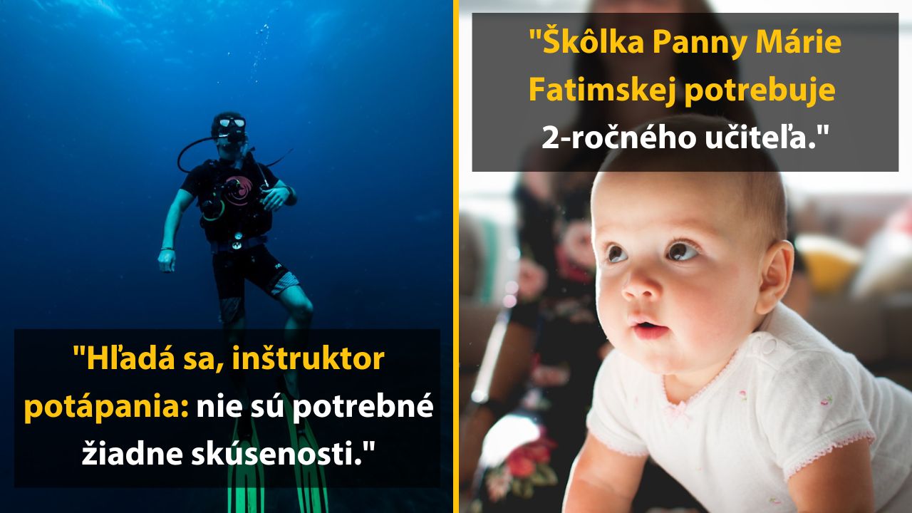 10 bizarných pracovných ponúk, ktorým nebudete veriť, že ich niekto vypustil do sveta