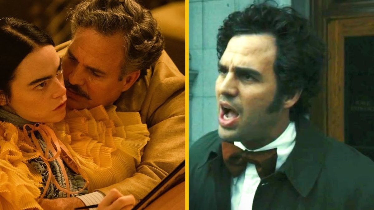 Dvojitý záber dvoch mužov v napätých scénach, jeden s vážnym výrazom, druhý zjavne diskutuje.