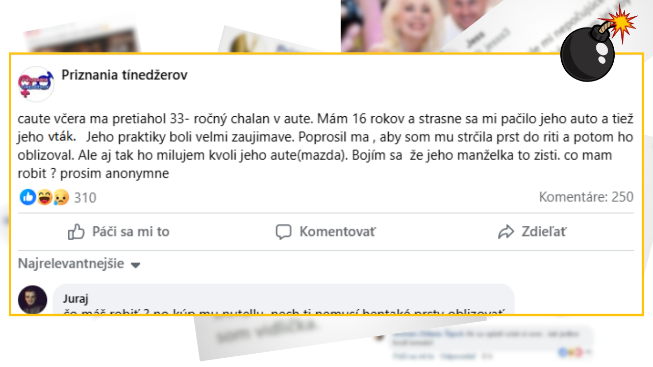 Bomby zo sociálnych sietí #1228 – VYSPALA sa v aute so starším chalanom, no mal na ňu prekvapivú požiadavku