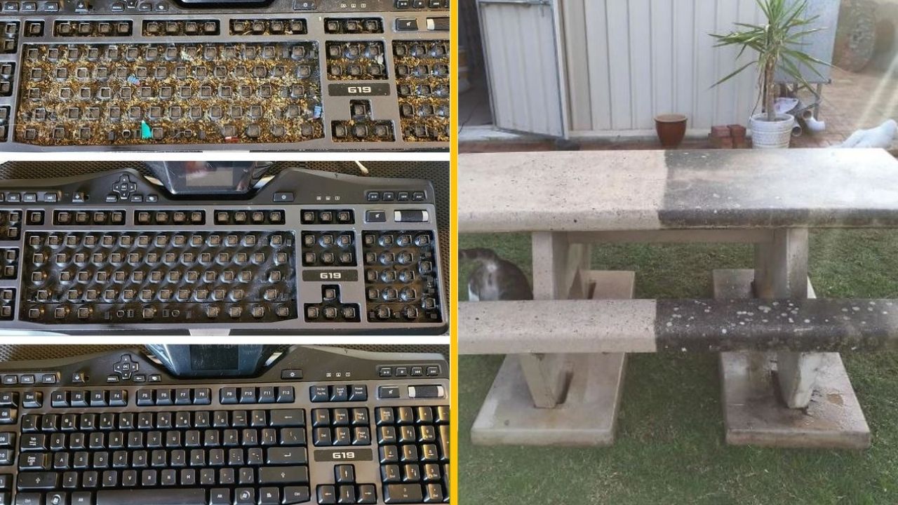 15 fotografií starých vecí pred a po umytí