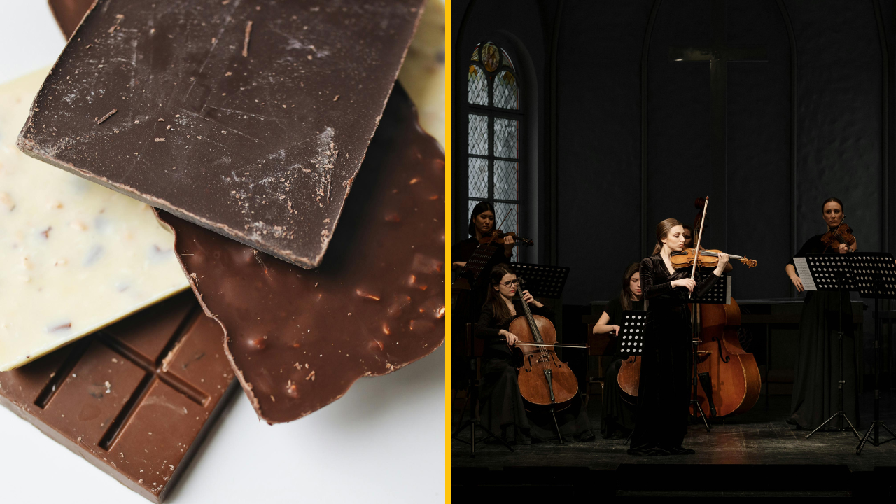Vedeli ste, že čokoláda chutí lepšie s touto konkrétnou piesňou? Vyskúšajte si to!