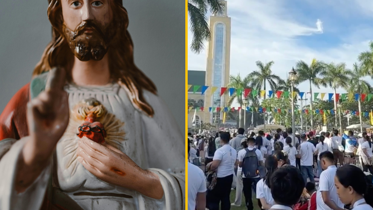 Nad bazilikou sa objavil úkaz, ktorý veľmi prekvapil veriacich