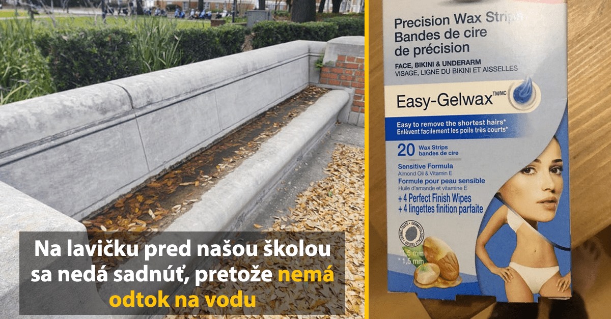 15 bizarných vecí, ktoré niekto zabudol domyslieť dokonca