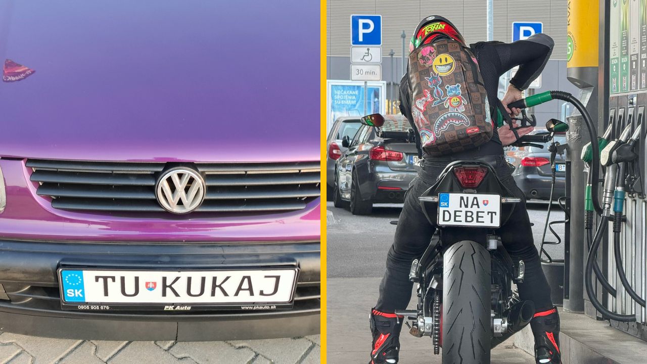 10 nových vtipných ŠPZ (nielen) na autách, ktoré Slováci odfotili