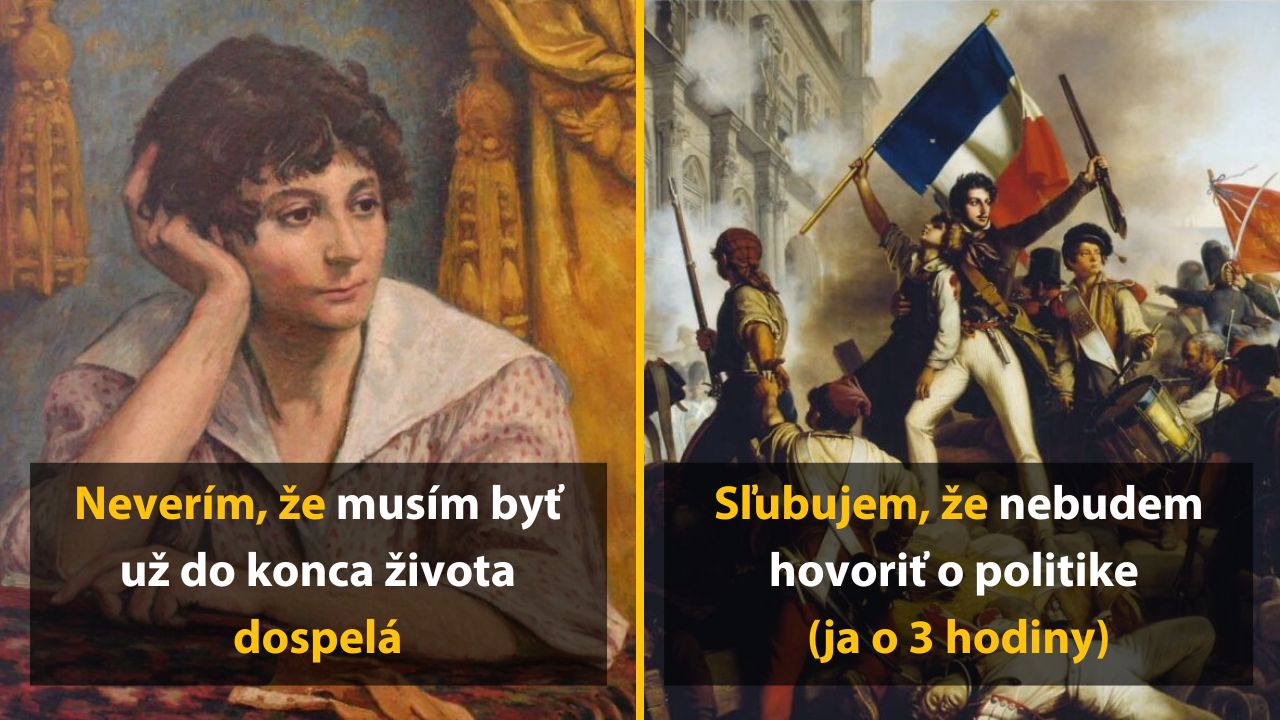 10 historických malieb, ktoré trefne doplnilo pár vtipných slov