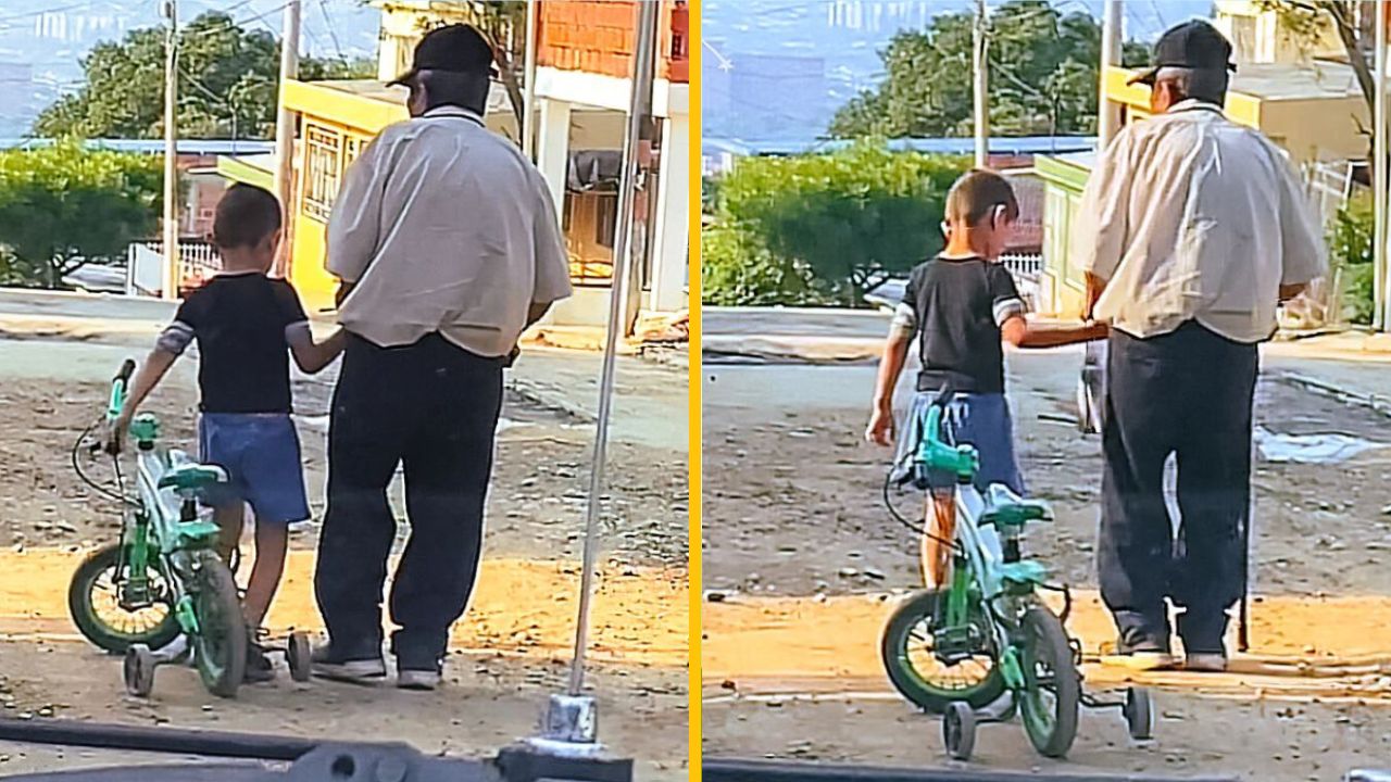 Malý chlapec, ktorý pomáha starčekovi nájsť cestu domov, dojíma používateľov internetu k slzám